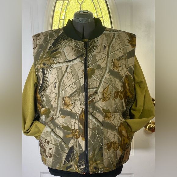 Realtree Other - North American Hunting Club Bob Allen Real Tree Reversible Vest Camo/Orange XL